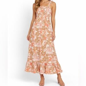 Jessica Simpson Floral Maxi Dress-Womens Sz M